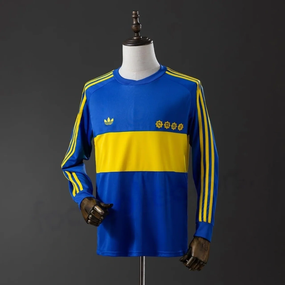 Camisa Boca Juniors 1981 Home - Retrô - Manga Longa