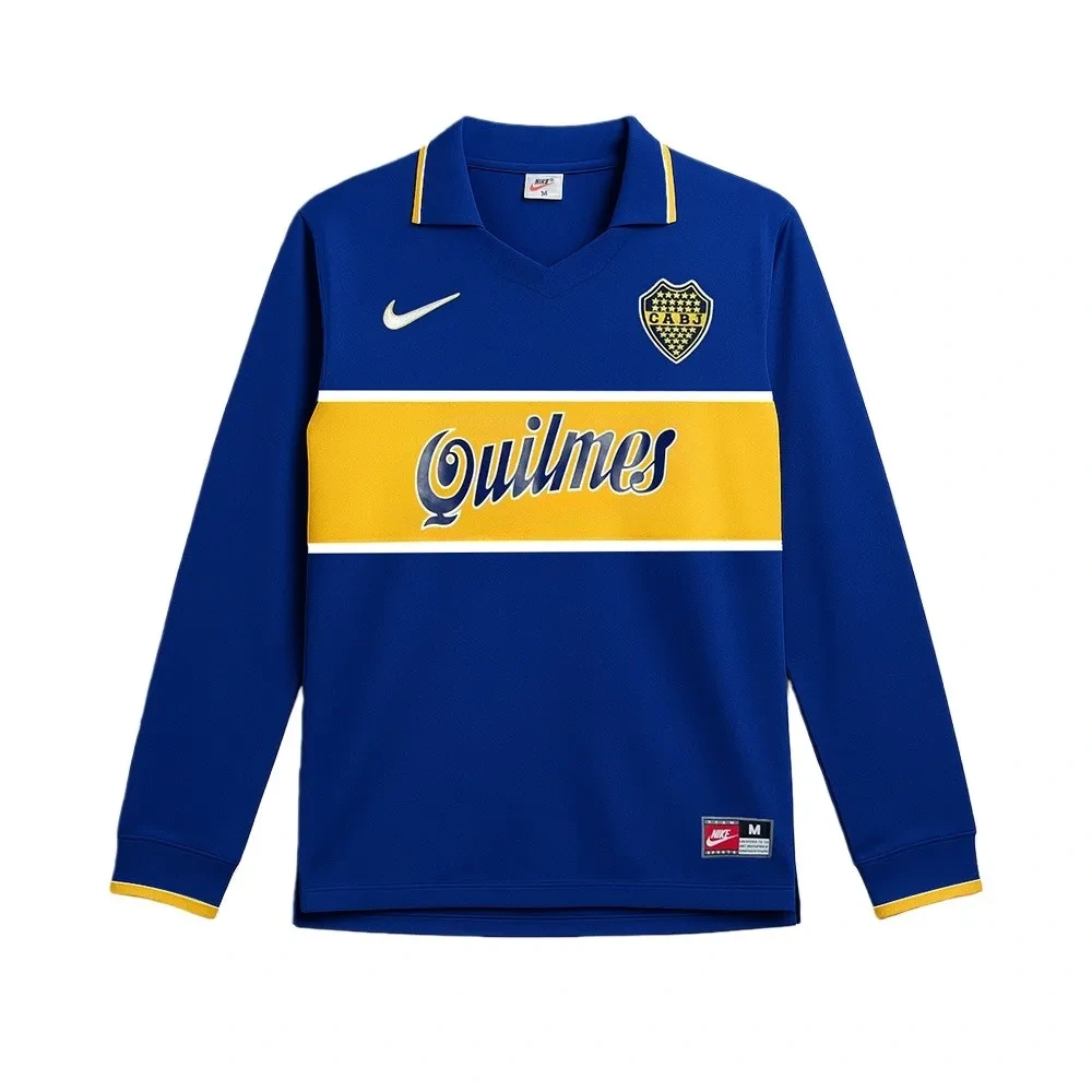 Camisa Boca Juniors 1996/97 Home - Retrô - Manga Longa