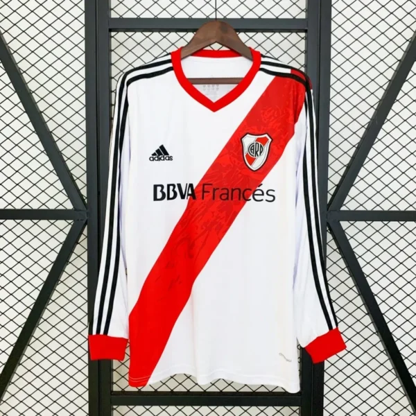 Camisa River Plate 2013/14 Home - Retrô - Manga Longa
