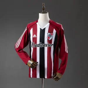 Camisa River Plate 2005/06 Away - Retrô - Manga Longa