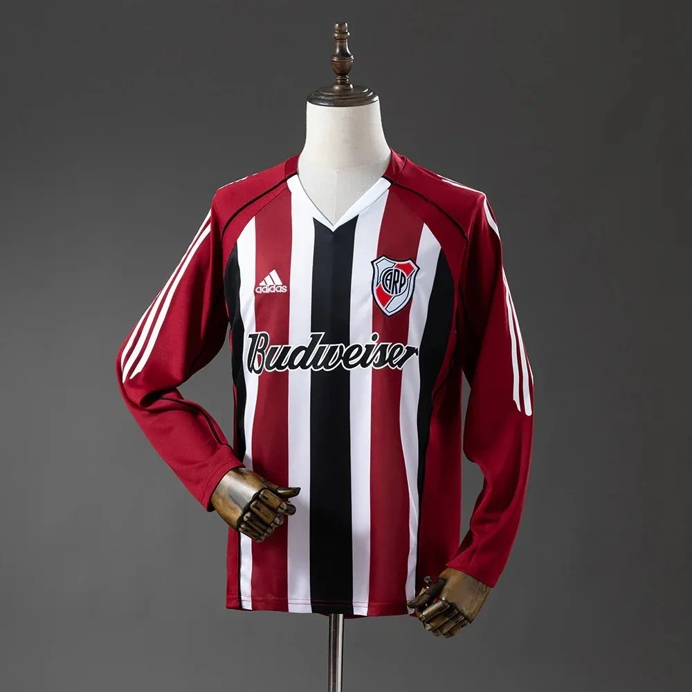 Camisa River Plate 2005/06 Away - Retrô - Manga Longa