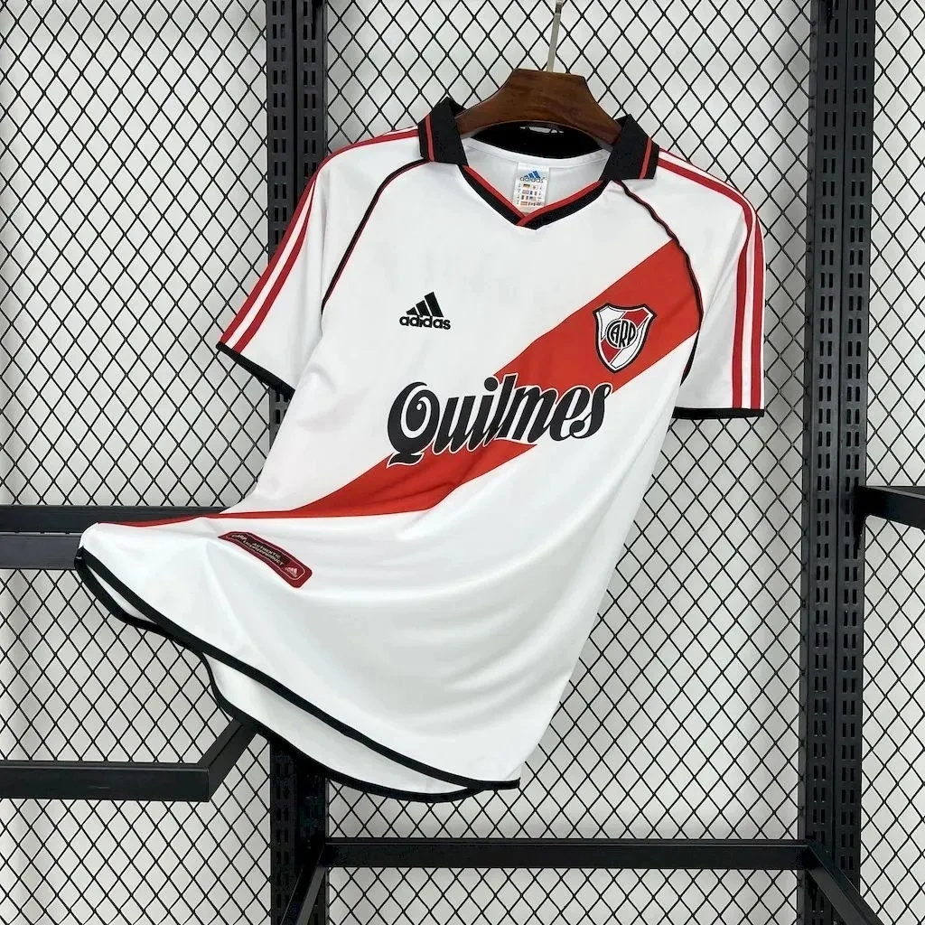 Camisa River Plate 2000/02 Home - Retrô