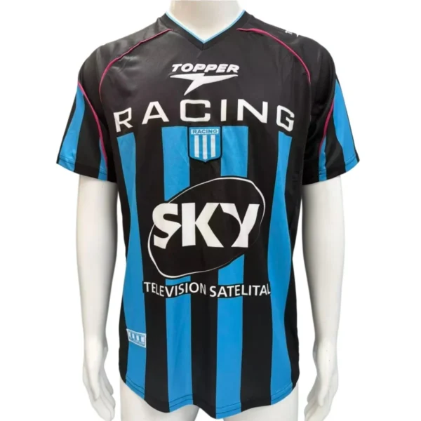 Camisa Racing Club 2001/02 Away - Retrô - De Avellaneda De Avellaneda