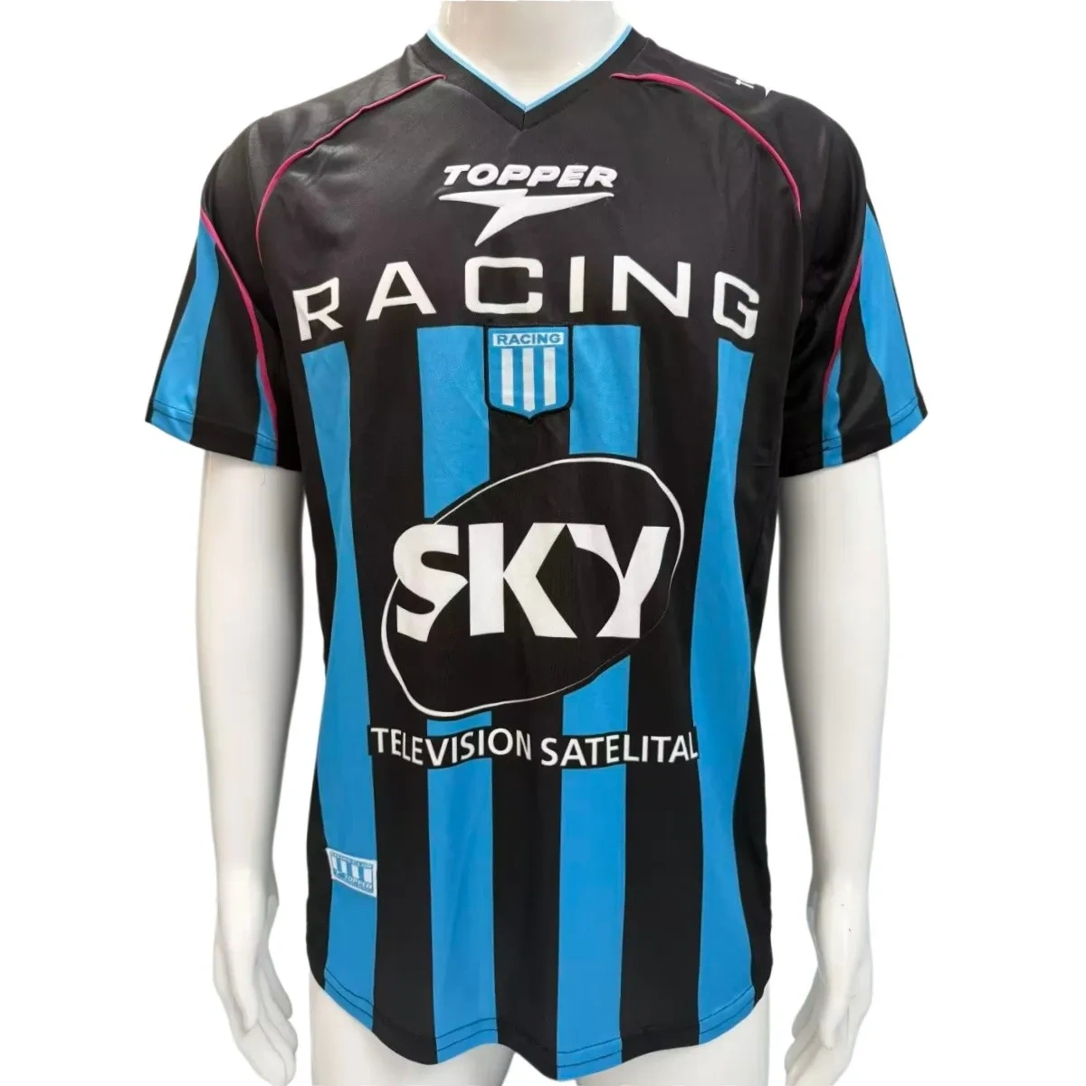 Camisa Racing Club 2001/02 Away - Retrô - De Avellaneda De Avellaneda