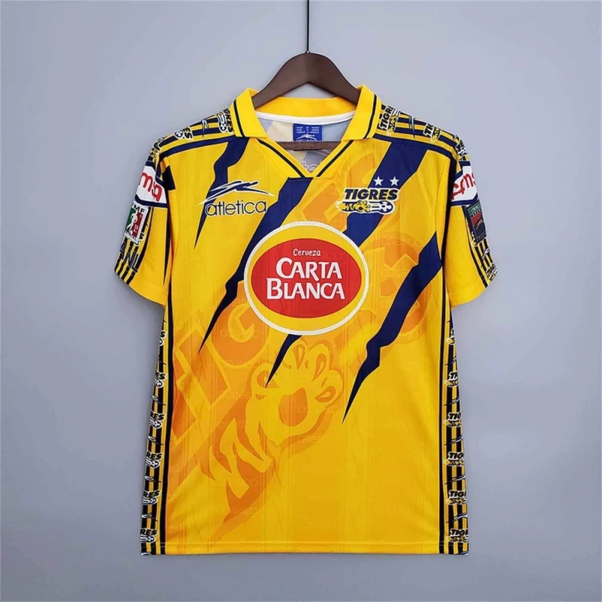 Camisa Tigres UANL 1997/99 Home - Retrô