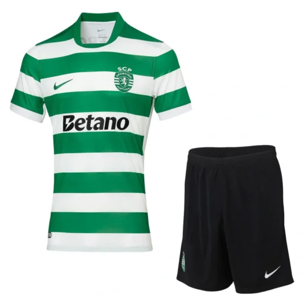 Kit Camisa + Short Sporting CP 25/26 Home