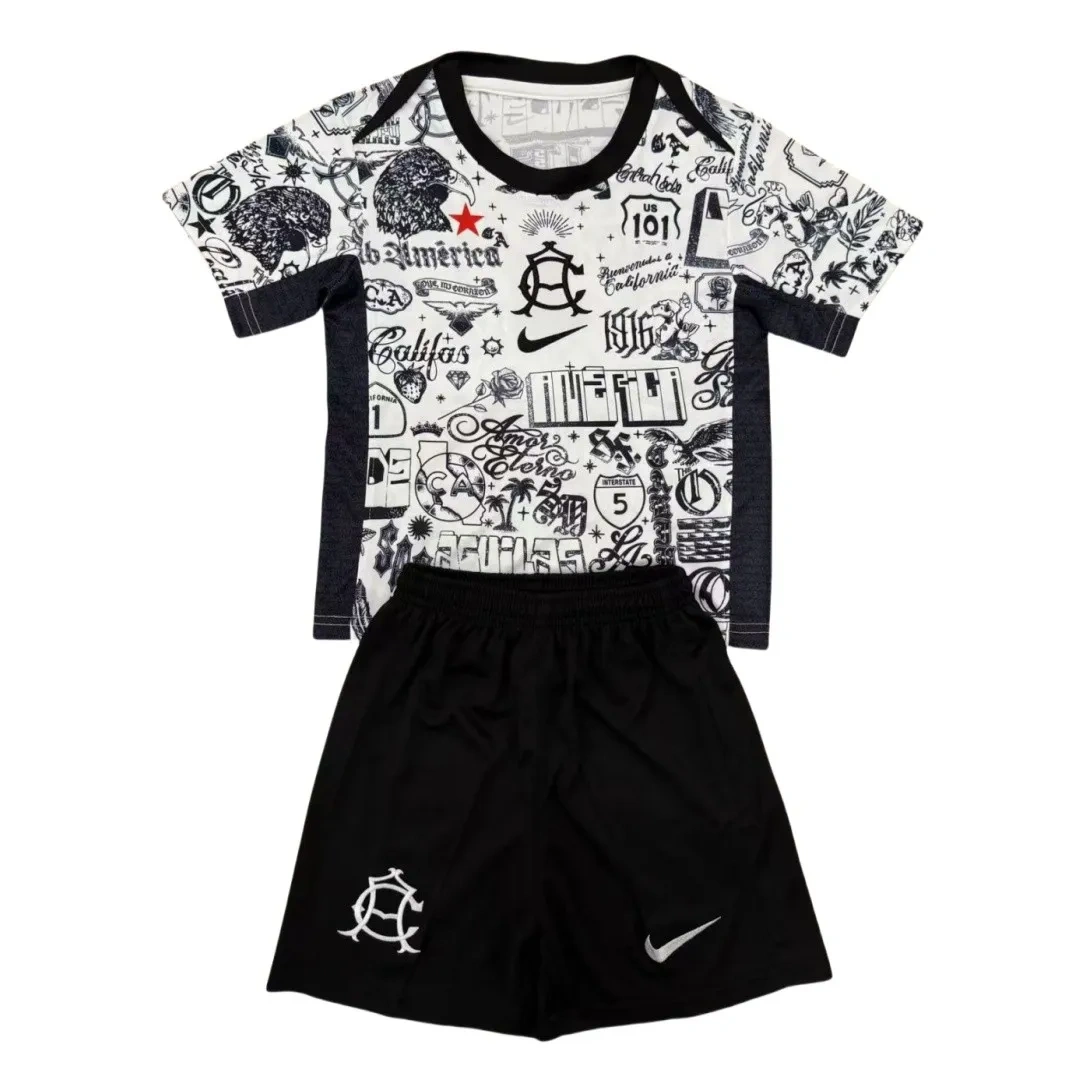 Kit Camisa + Short Club América 25/26 - Pre-match