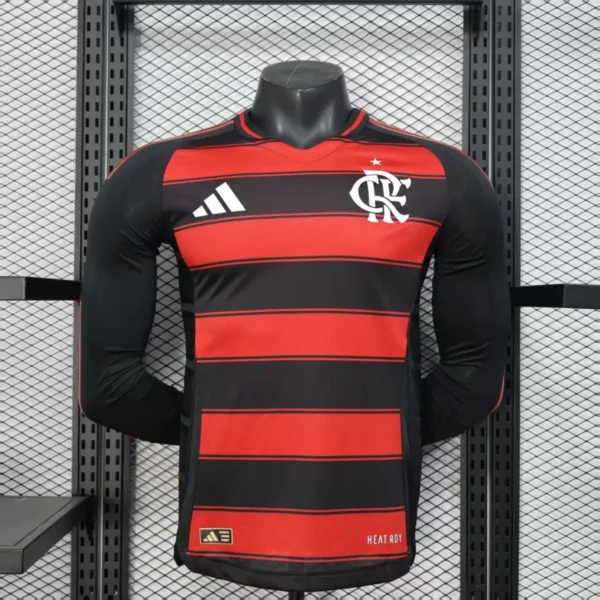 Player Version Flamengo 25/26 Home Long Sleeve Authentic