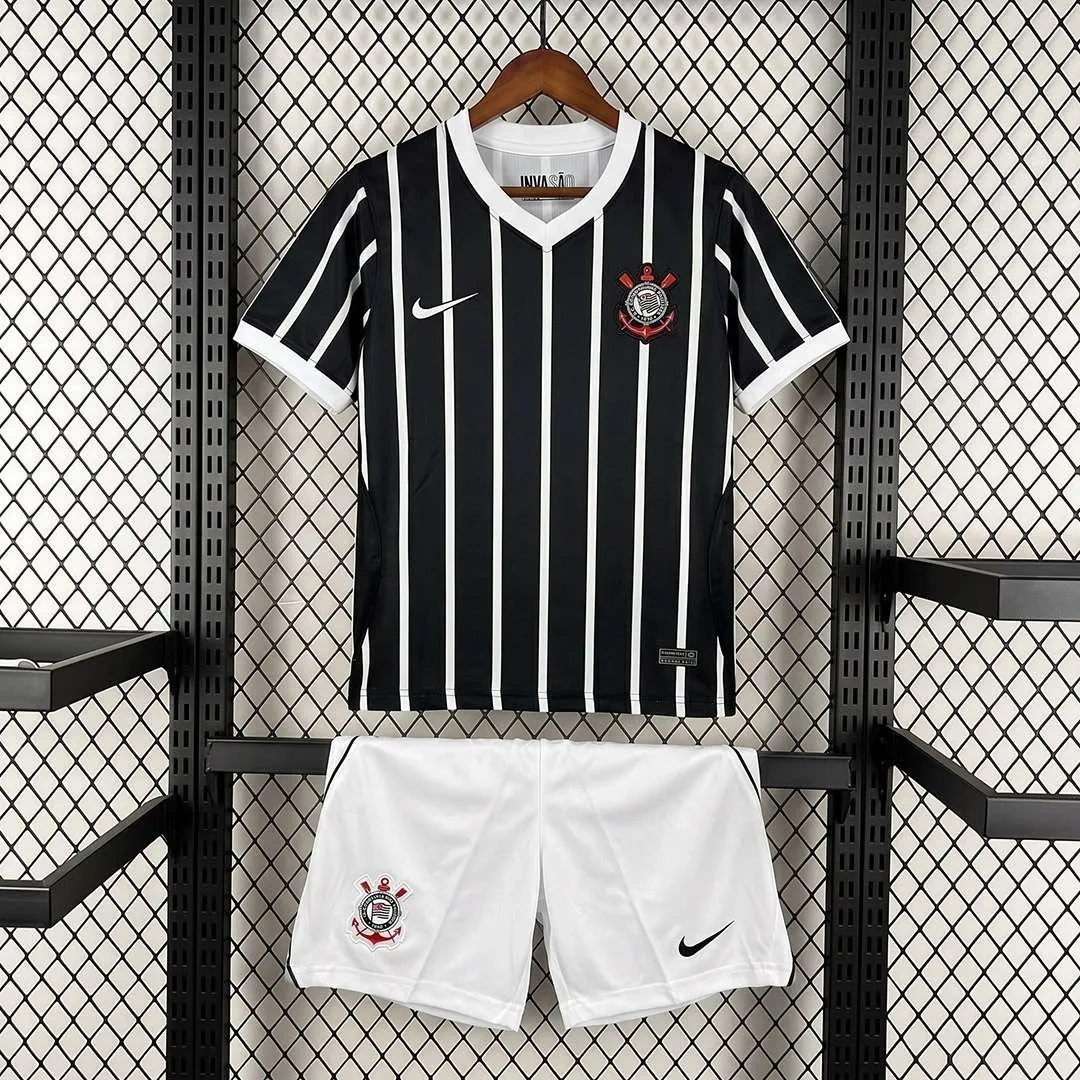 Kit Camisa + Short Corinthians 26/27 Away
