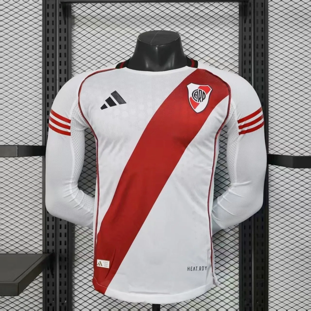 Camisa River Plate 2025/26 Home - Versão Jogador - Manga Longa