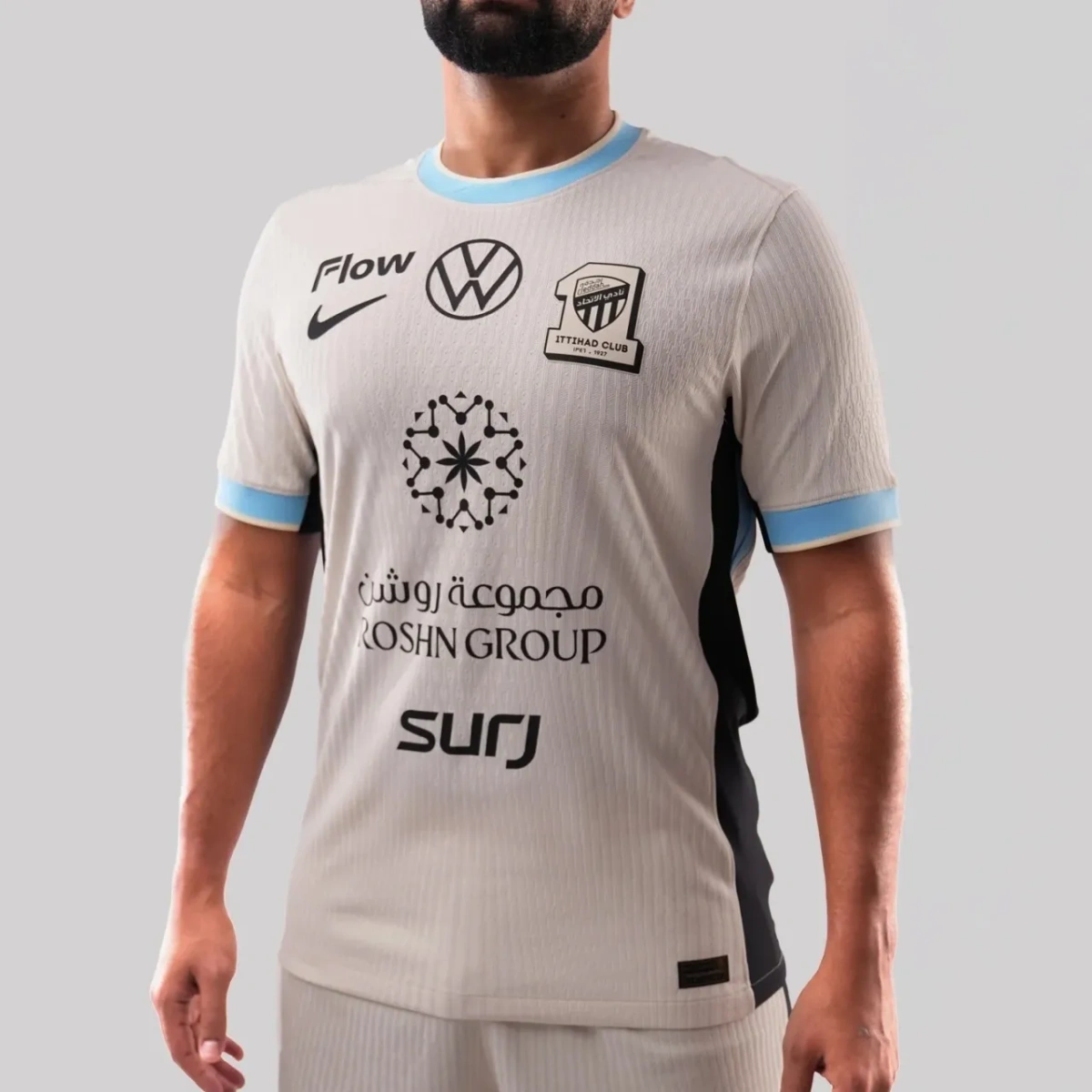 Camisa Al Ittihad 2025/26 Away - Versão Jogador - Fc Fc