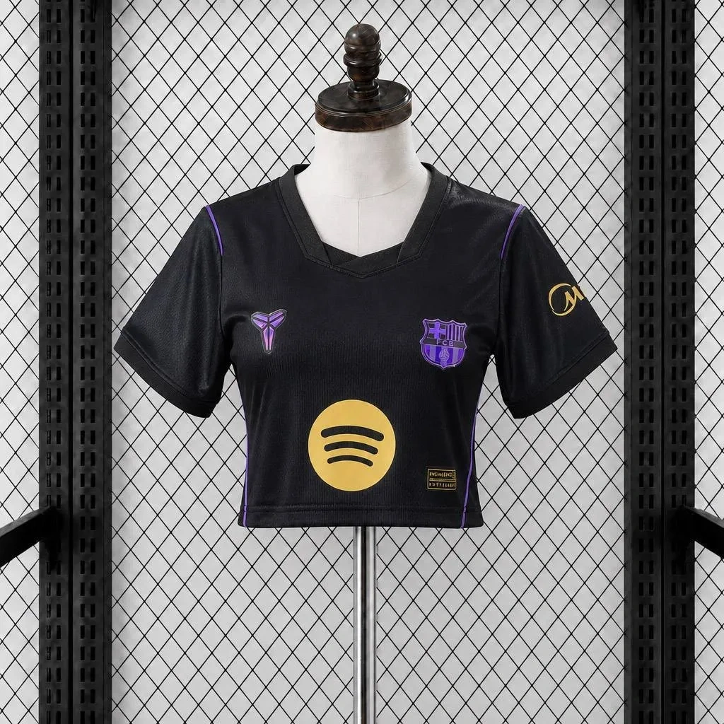 Camisa Barcelona 2026/27 Away - Feminina - Cropped - Cropped Cropped