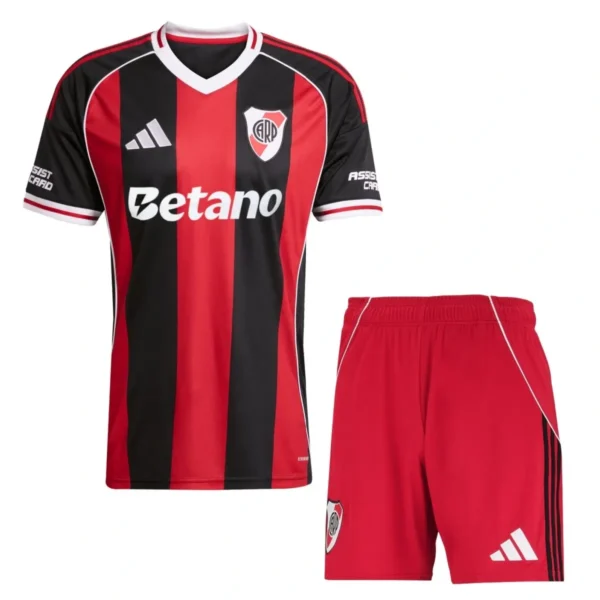Kit Camisa + Short River Plate 2025/26 Away