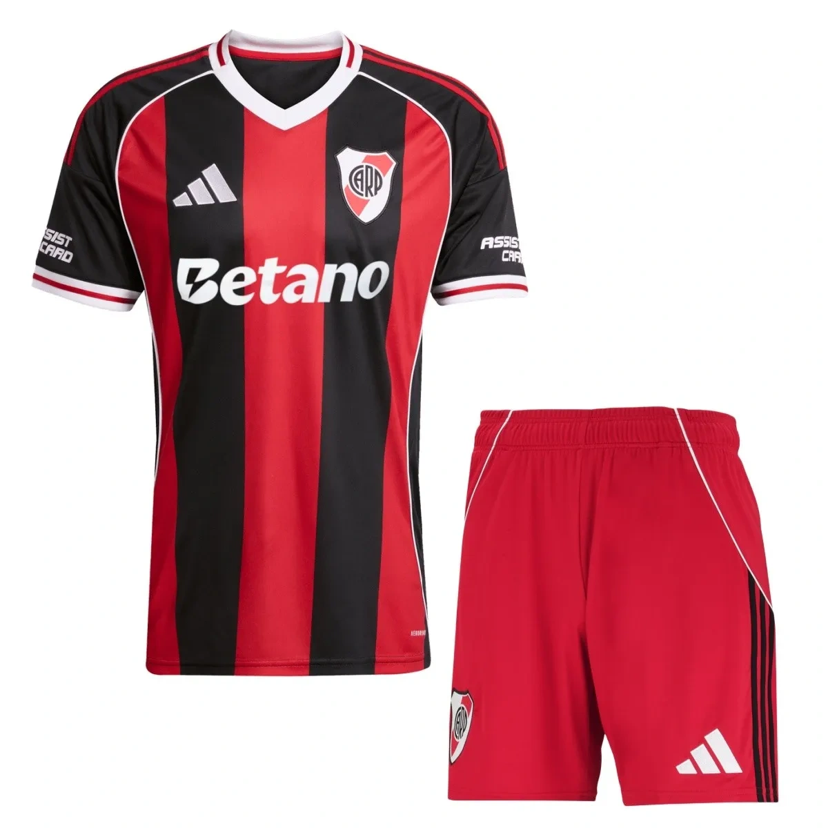 Kit Camisa + Short River Plate 2025/26 Away
