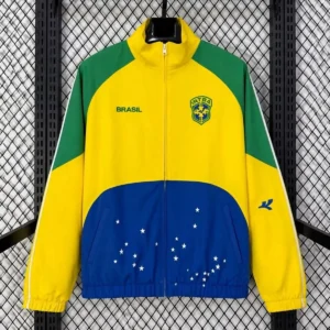 Jaqueta Brasil 2026 - Retrô - Corta-Vento