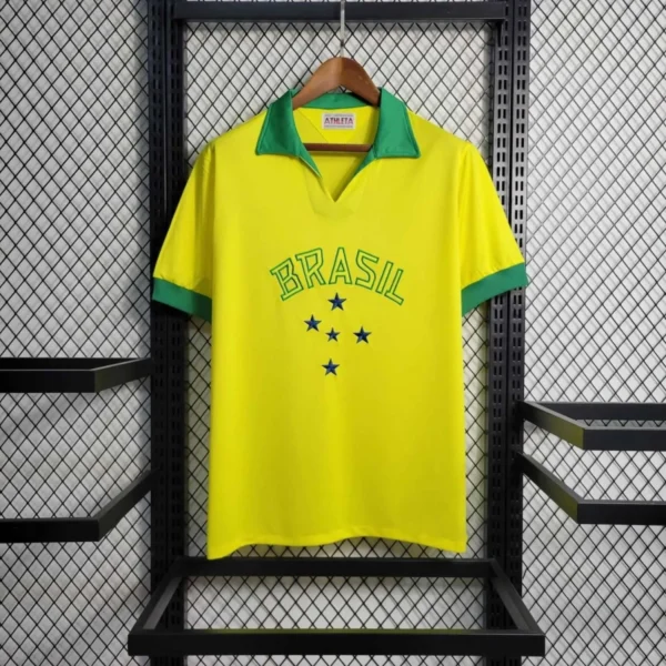 Camisa Brasil 1958/62 Home - Retrô