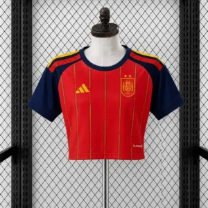 Camisa Espanha 2026 Home - Feminina - Cropped - Winners Cropped Winners Cropped