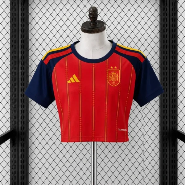 Camisa Espanha 2026 Home - Feminina - Cropped - Winners Cropped Winners Cropped