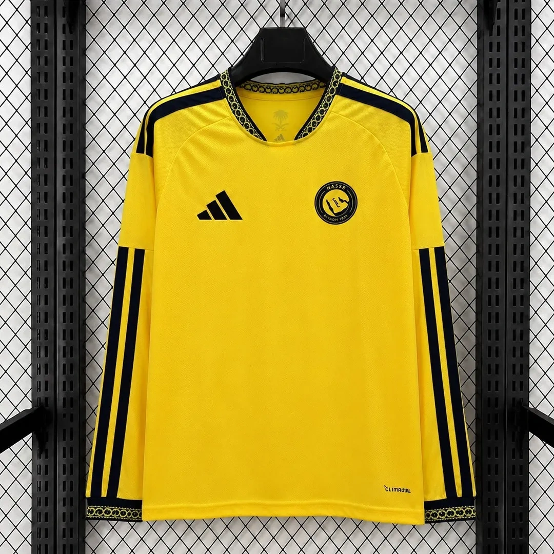 Camisa Al Nassr 2026/27 Home - Manga Longa - Fc Fc