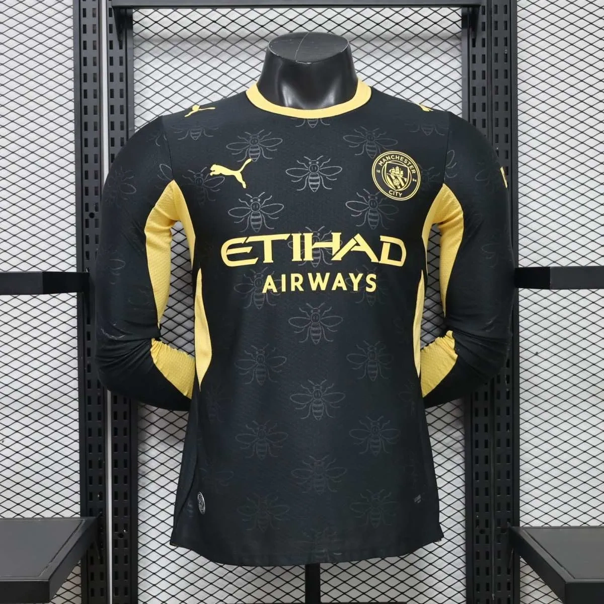 Camisa Manchester City 2026/27 Away - Versão Jogador - Manga Longa