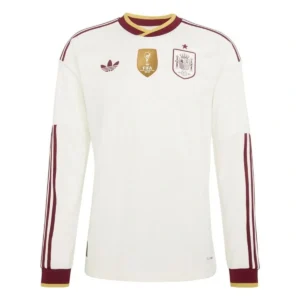 Camisa Espanha 2026 Away - Versão Jogador - Manga Longa - Winners Winners