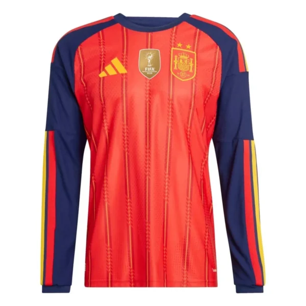 Camisa Espanha 2026 Home - Versão Jogador - Manga Longa - Winners Winners