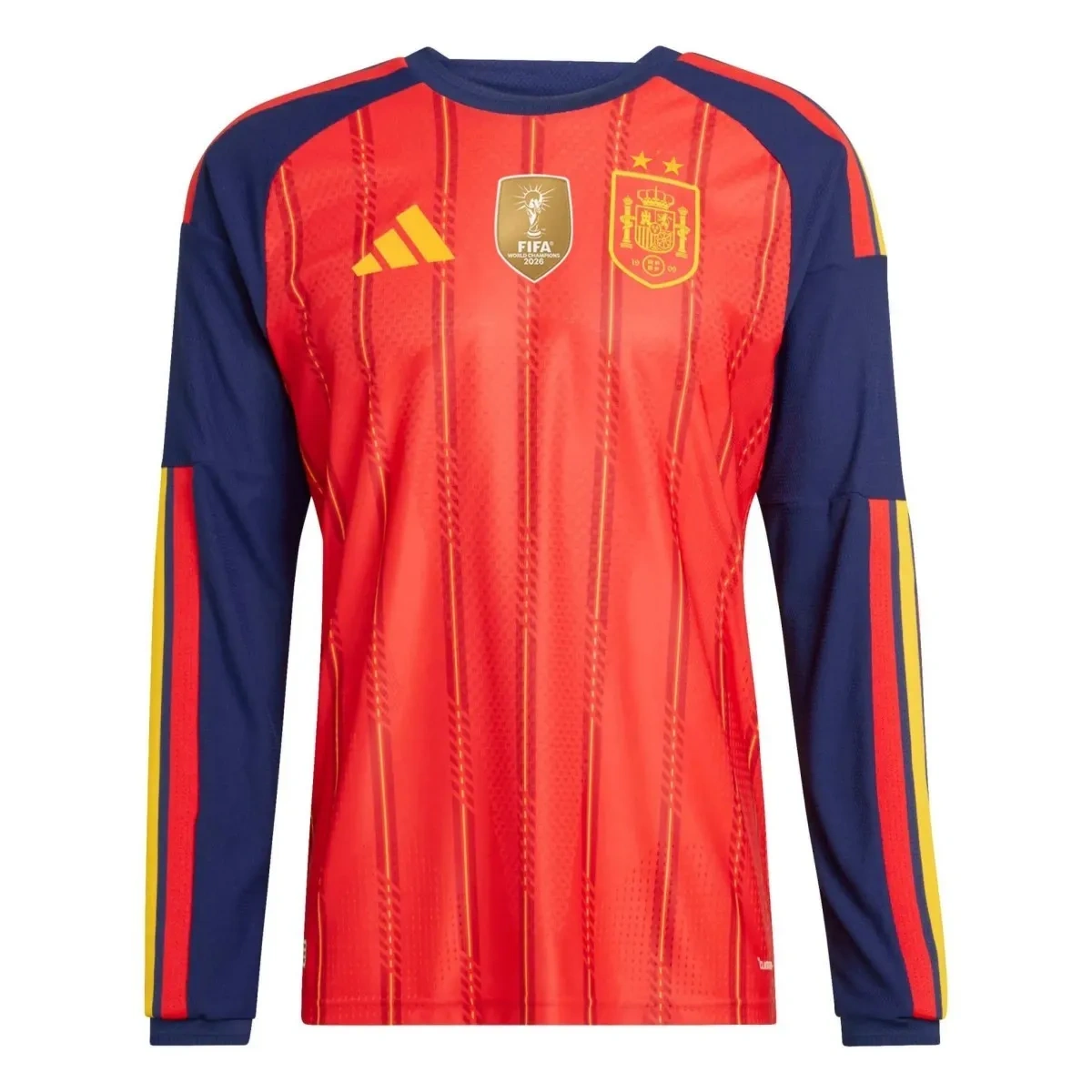 Camisa Espanha 2026 Home - Versão Jogador - Manga Longa - Winners Winners