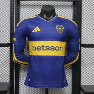 Camisa Boca Juniors 2026/27 Home - Versão Jogador - Manga Longa
