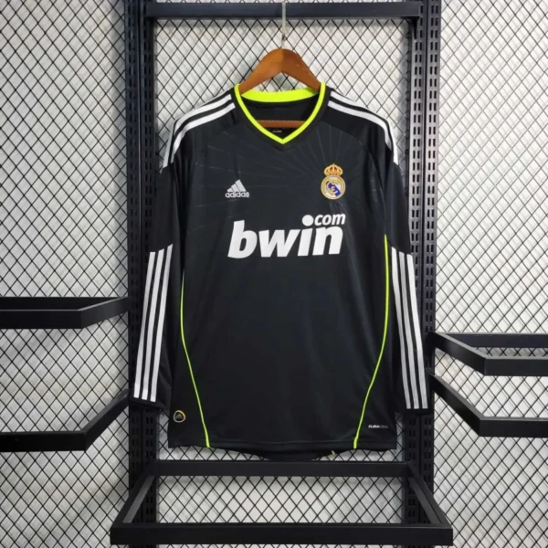 Camisa Real Madrid 2010/11 Away - Retrô - Manga Longa - L S L S