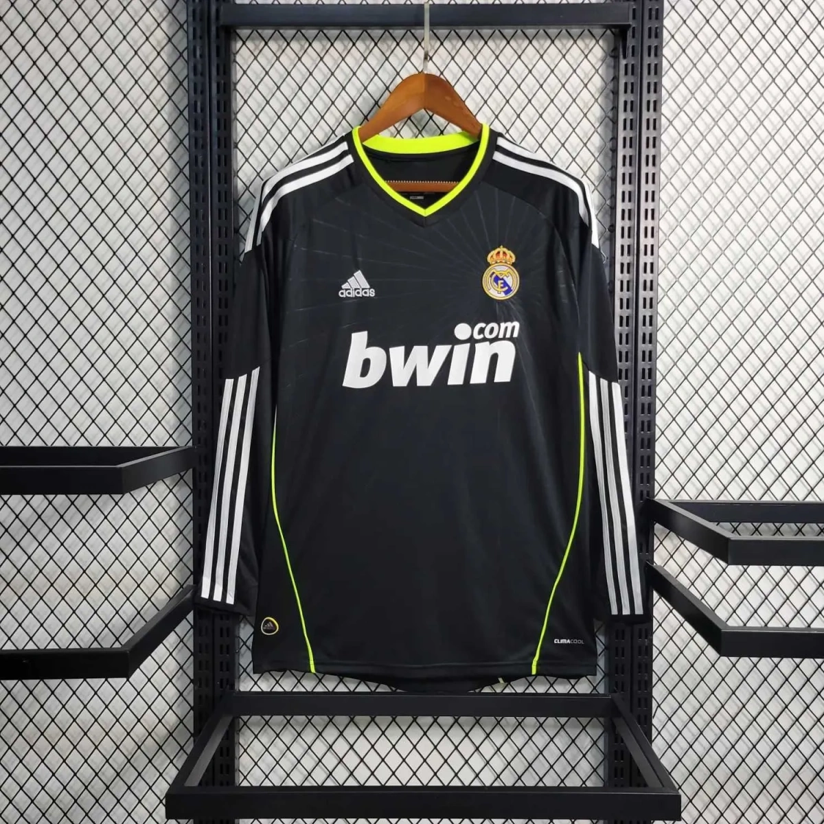 Camisa Real Madrid 2010/11 Away - Retrô - Manga Longa - L S L S