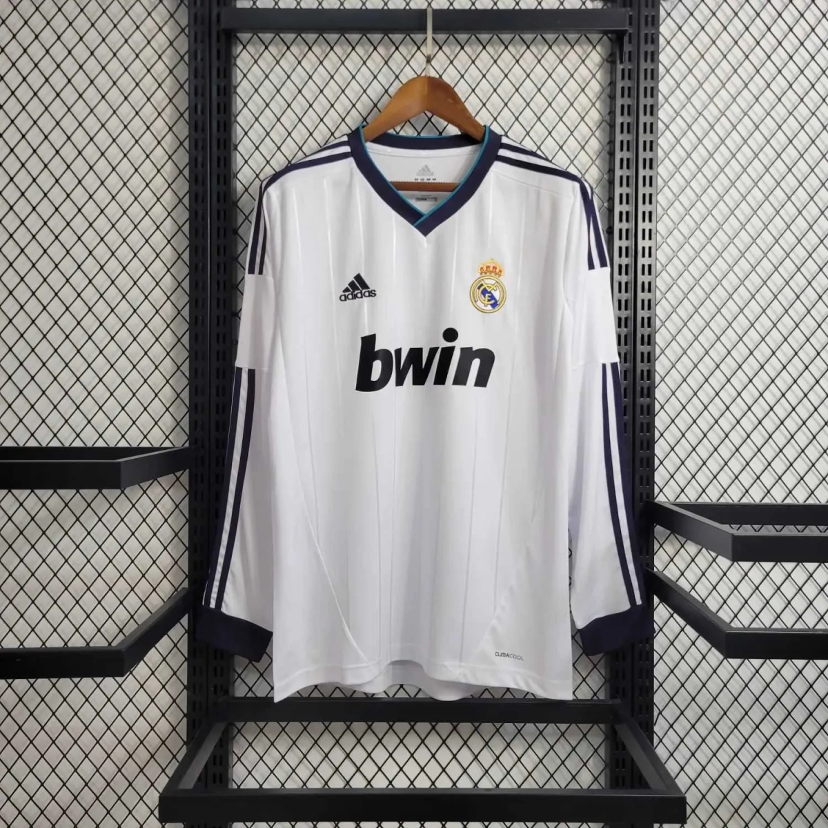Camisa Real Madrid 2012/13 Home - Retrô - Manga Longa - L S L S